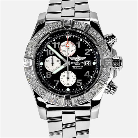 breitling super avenger diamond works|pre owned breitling super avenger.